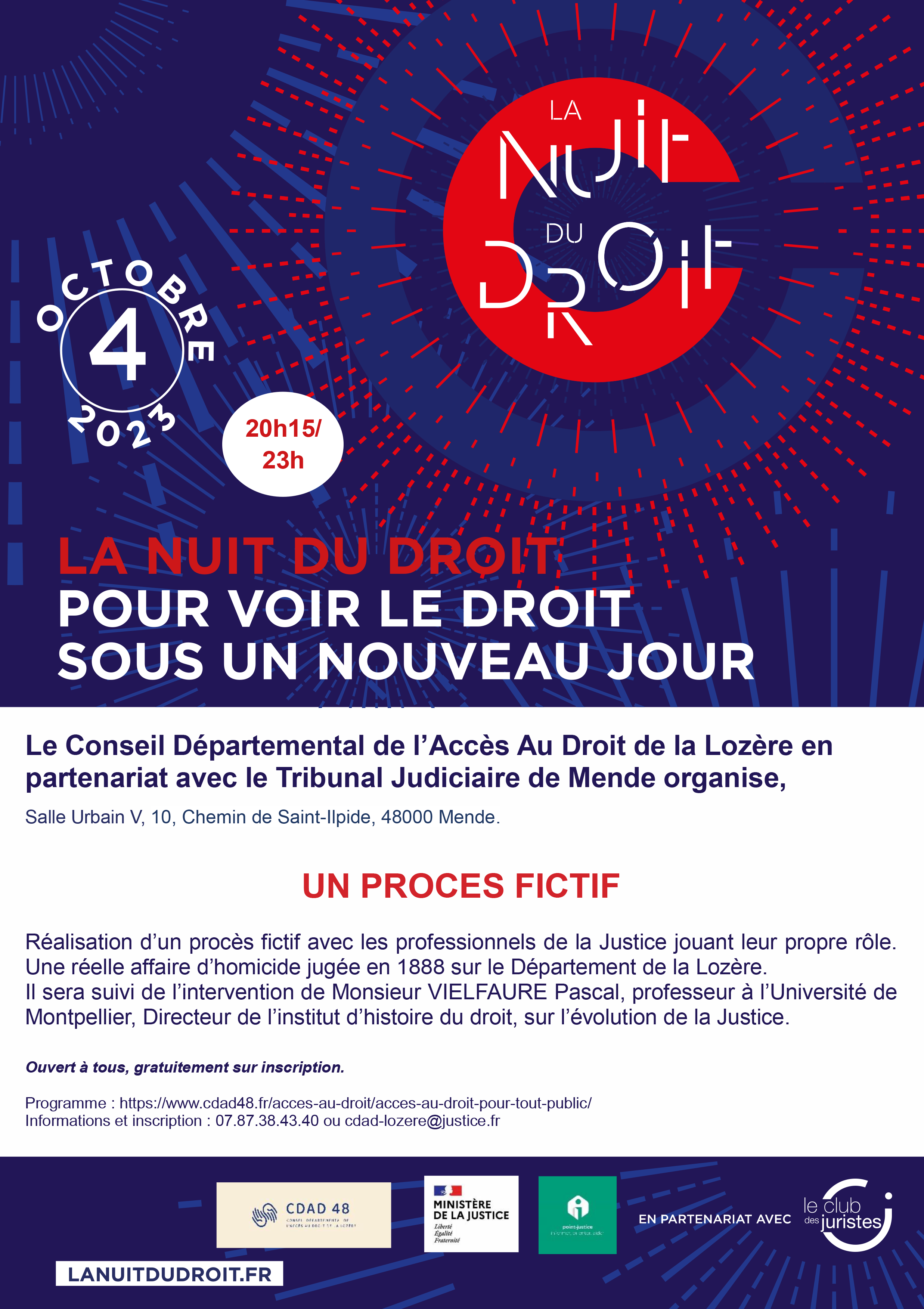 Nuit du droit 2023 CDAD48